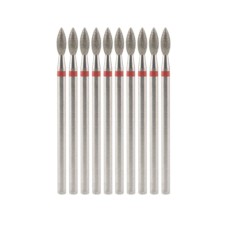 10Pcs Diamond Milling Cutter For Manicure Electric Nail Drill Bits Accessory Pedicure Machine Nail File Gel Remover Tool uñas Accesorios Y Herramientas