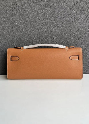 New Ladies Wide Shoulder Strap Large Capacity Bag Niche Luxury Designer Shoulder Crossbody  Head Layer Cowhide Leather PlatiNum