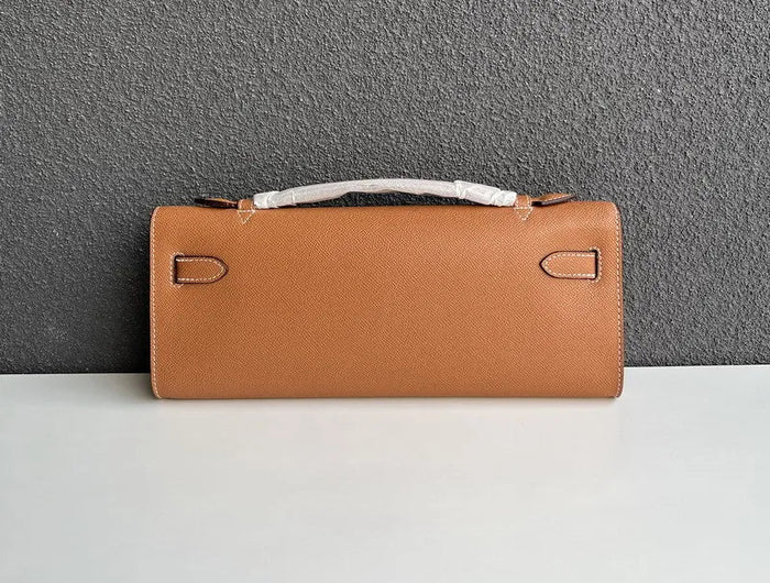 New Ladies Wide Shoulder Strap Large Capacity Bag Niche Luxury Designer Shoulder Crossbody  Head Layer Cowhide Leather PlatiNum