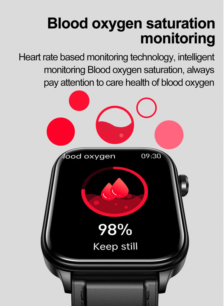 2025 Nuovo AI Diagnosi Lipidi nel sangue Acido urico Test di composizione corporea Smart Watch per uomo ECG + PPG Chiamata Bluetooth Salute Smartwatch platinumshop