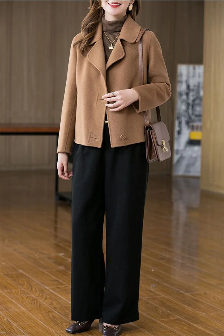 Coats Women The Spring Autumn 2025 The New Short Jacket Fashionable Versatile The Woolen Coat Worn By The Mother Overwear Female