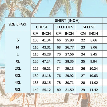 Camicia hawaiana da uomo per le vacanze al mare Set di pantaloncini a maniche corte da uomo Set da uomo casual ventilato in 2 pezzi con stampa strutturata platinumshop