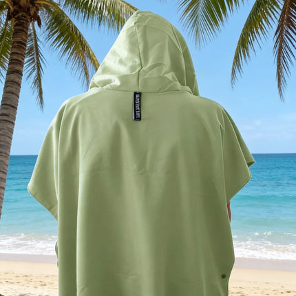 Asciugamano poncho da surf con cappuccio Asciugamano in spugna ad asciugatura rapida Cambio di copertura per adulti Surf Nuoto Spiaggia Sport acquatici Ocean Essential Acc