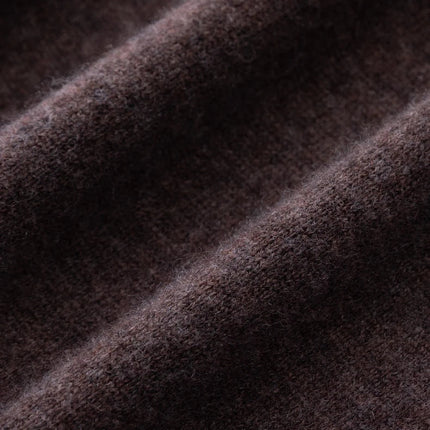 2024 Autumn And Winter New 100% Pure Wool Flat Small Foot Pants Women Loose High Waist Lean Knitted Cashmere Bunched Foot Pants PlatiNum