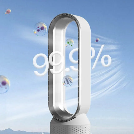 NUOVO Ventilatore Senza Pale 2026 per Purificazione dell'Aria Domestica, Circolazione Ultra Silenziosa, Ventilatore a Torre per Dormitorio
