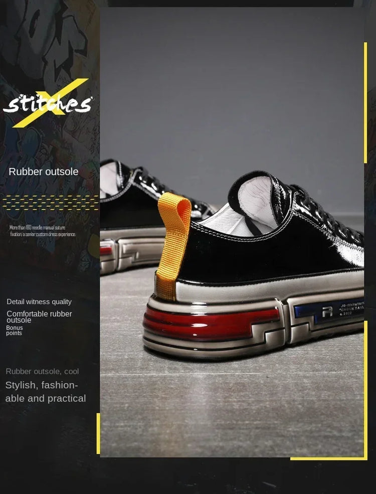 Men Sneakers Shoes for Men Man Male Genuine Leather Casual Shoes Man Fashion Comfortable Luxury Designer Male Shoess