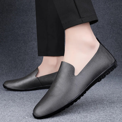 Scarpe da uomo in vera pelle Casual formali mocassini da uomo mocassini estate italiana traspirante Slip on scarpe da barca maschili Over Size 50 51