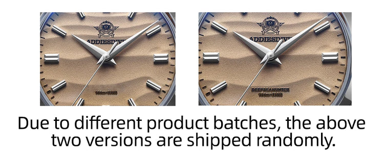 ADDIESDIVE 36mm Top Brand Men Watch Desert Dial Bubble Mirror Pot Cover Glass 10Bar Waterproof Outdoor Sports Quartz Wristwatch