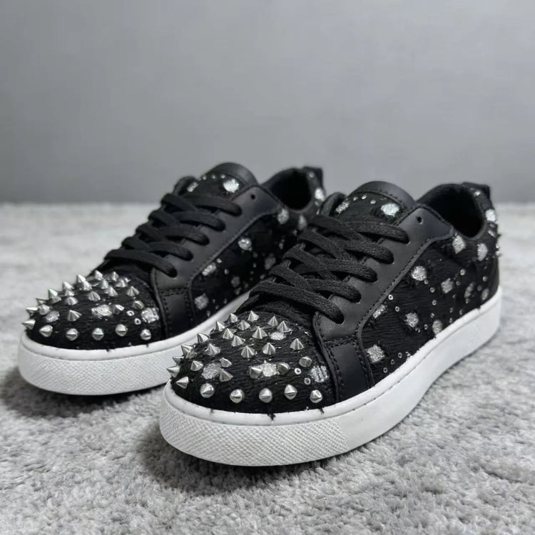 Spring Autumn New Boutique Red Bottom Casual Board Shoes Korean Version Couple Style Fashion Trend Youth Flat Running Sneakers