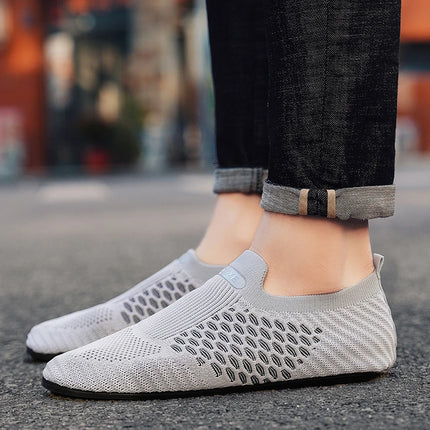 YRZL Mocassini da uomo Mocassini da guida Fondo sottile Scarpe basse da passeggio Mocassini casual antiscivolo traspiranti Scarpe estive da uomo