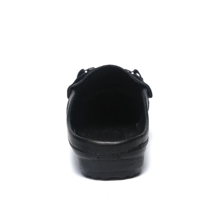 Mezze pantofole da uomo in pelle estiva Scarpe casual da uomo traspiranti Scarpe da guida pigre slip-on Comode mocassini da passeggio Mocassini