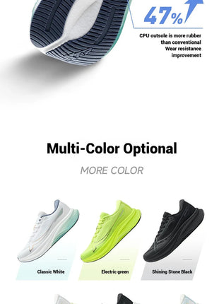 Xtep 2000km Plus Running Shoes 2025 New Spring Lightweight Anti-slip Wear-Resistant Men's Training Jogging Sneakers 875319110001 PlatiNum