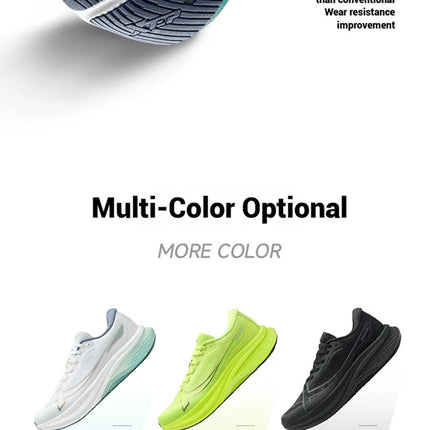 Xtep 2000km Plus Running Shoes 2025 New Spring Lightweight Anti-slip Wear-Resistant Men's Training Jogging Sneakers 875319110001 PlatiNum