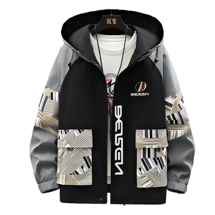 Spring Autumn New Men Casual Sets Mens Hooded Tracksuit Sportswear Jackets+Pants 2 Piece Set Hip Hop Running Sports Suit