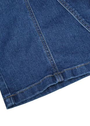 Jeans Larghi Vintage in Denim Lavato per Donna, Vita Alta con Asimmetrico Design Incrociato, Stile Y2K Streetwear Casual alla Moda