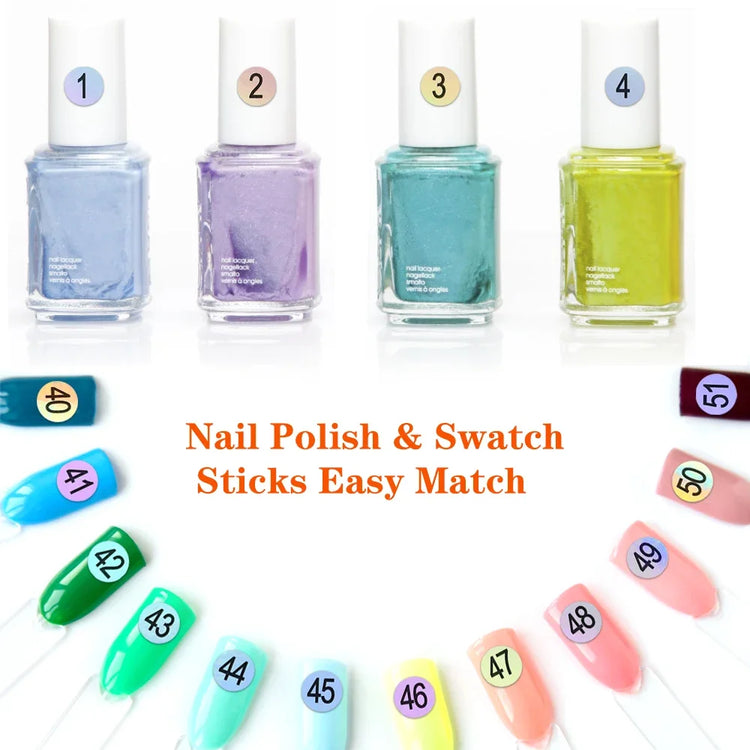 1 500 Number Stickers Self Adhesive Labels for Nail Art Storage Organizing DIY Craft Marking Manicure Tool Kit 2027