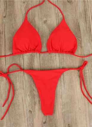 Costume da Bagno Estivo da Donna, Set Bikini Sexy con Reggiseno Imbottito Push-up e Perizoma, Due Pezzi, Abbigliamento da Spiaggia, Costume da Bagno Femminile Sexy platinumshop