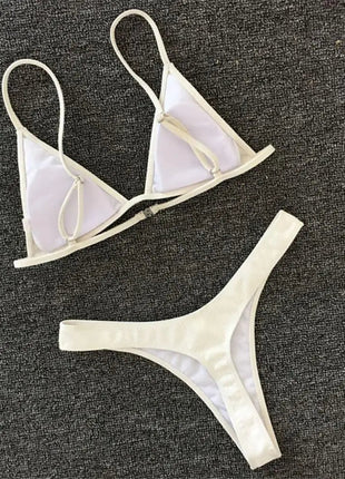 2 pezzi/set bikini da donna sexy set costumi da bagno da donna con cinturino per spaghetti senza fili ad asciugatura rapida platinumshop