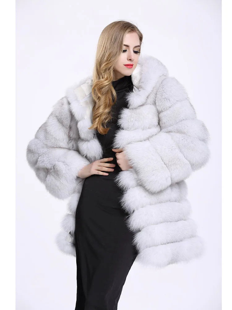 ZADORIN Winter Luxury Faux Mink Fur Coat Hooded Women Thick Warm Fluffy Faux Fur Jacket Ladies Coats Black Pink Fur Coats Top