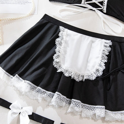 Women Transparent Bra And Panty Garter Underwear Set Hot Erotic Sexy Costumes Underwear Open Bra Thong Sexy Lingerie Sets