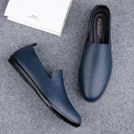 Scarpe da uomo in vera pelle Casual formali mocassini da uomo mocassini estate italiana traspirante Slip on scarpe da barca maschili Over Size 50 51