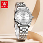 OLEVS 3703 Orologio da donna Orologio al quarzo con calendario di lusso Orologio da polso da donna impermeabile con specchio ad alta durezza 30M platinumshop