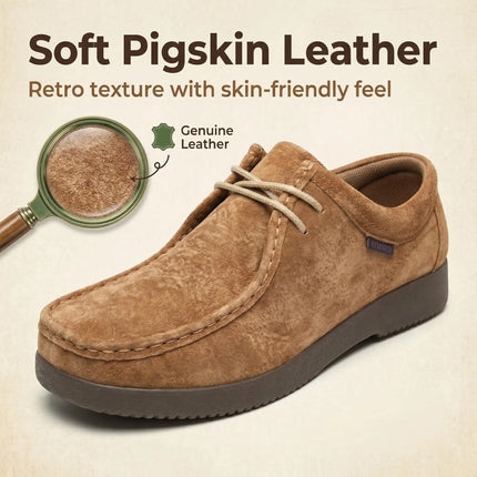 Scarpe Casual da Uomo in Vera Pelle, Mocassini Eleganti Cuciti a Mano, Sneakers Casual con Lacci