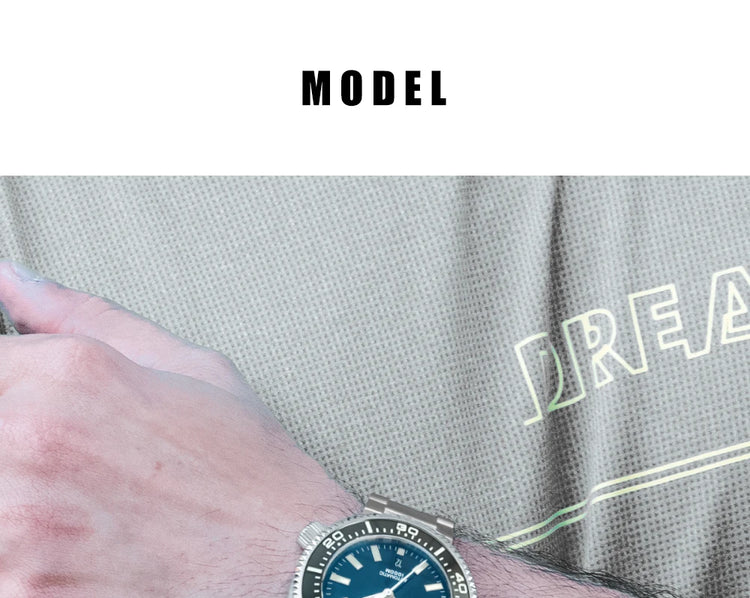 ADDIESDIVE Men's Automatic Mechanical Watch Sapphire Glass Super Luminous Watches Stainless Steel Hombre 100Bar Waterproof