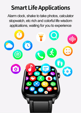 2025 Nuovo AI Diagnosi Lipidi nel sangue Acido urico Test di composizione corporea Smart Watch per uomo ECG + PPG Chiamata Bluetooth Salute Smartwatch platinumshop