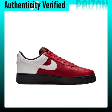 Nike Air Force 1 Breathable Skateboard Shoes Men's Red Black IB6847-600