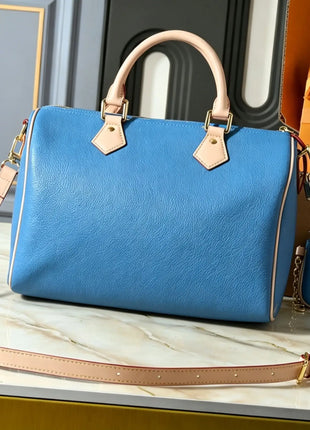 Borsa da donna versatile e leggera come una piuma, da indossare in più modi, con manico in PU liscio, borsa a tracolla da donna, borsa a tracolla universale, organizer per viaggi brevi e per il weekend