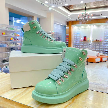 Men Platform Casual Shoes Oversized High-top Sneakers Fashion Motorcycle Boots Comfortable Ankle Boots Fashion Sports Shoes