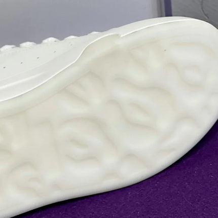 ZXRYXGS 2025 Spring Genuine Leather  Breathable Comfortable Shoes Woman New Thick Sole Wedges Increase Casual Sneakers White