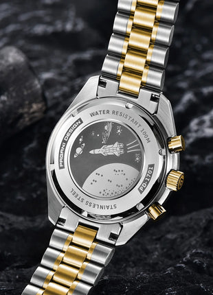 PAGANI DESIGN Nuovo Orologio da Uomo di Lusso al Quarzo con Vetro Zaffiro AR, Cronografo Sportivo Impermeabile 500 ATM, Movimento Giapponese, Luminoso, in Acciaio 316L