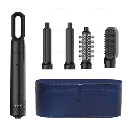 5 in 1 Hair Styler Powerful Fast Drying Ionic Hair Dryer High Speed Hot Comb Brush Set Professional Hair Straightener