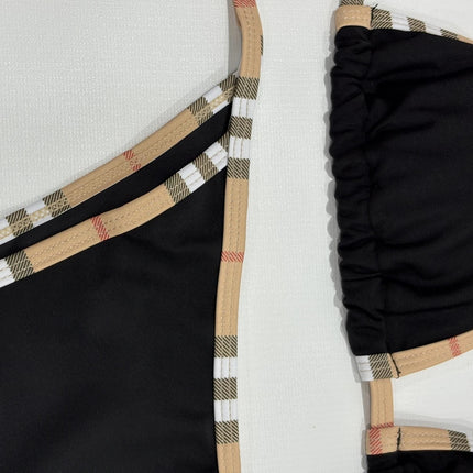 Set Bikini di Lusso a Righe con Halter per Donne, Costume da Bagno Sexy a Due Pezzi, Abbigliamento da Spiaggia alla Moda platinumshop
