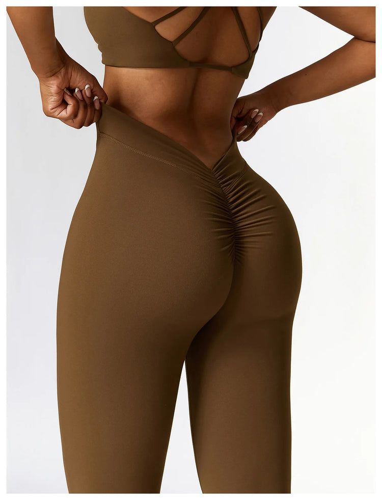 High Waist Flare Leggings Yoga Pants Women Wide Leg Pants Women Gym Workout Fitness Sports Flared Pants Latin Dance Trousers PlatiNum