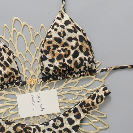 Micro Bikini 2026 Push Up Donna Costumi da Bagno Sexy Brasiliani Set Bikini Perizoma Leopardato Abbigliamento Mare Estivo