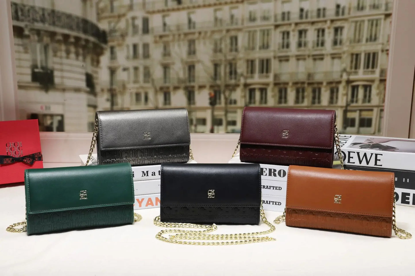 Borsa a tracolla convertibile in pelle da donna classica ed elegante per borsa di borse a tracolla di design famoso di marca di lusso