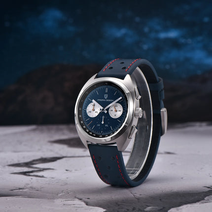 PAGANI DESIGN Orologi da uomo Retro Panda Quadrante Orologio al quarzo da uomo Giappone VK63 Cronografo Vetro zaffiro Orologio da polso da uomo 2024 Nuovo