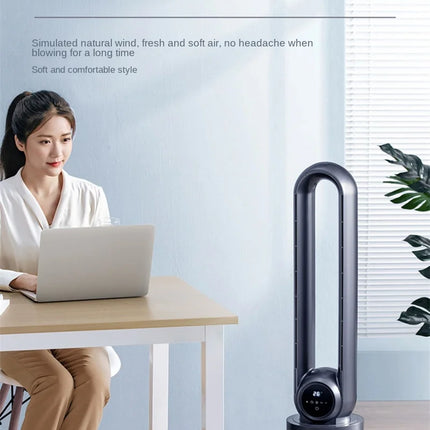 Ventilatore senza lama Ventilatore per aria condizionata Ventola di raffreddamento ad acqua Umidificazione e refrigerazione Ventilatore a torre d'acqua verticale Condizionatore d'aria