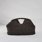 Fashion Straw Clip Shell Clutch Bag for Women Designer Paper Woven Handbags Casual vintage Handmade Summer Beach Bag 2025 PlatiNum