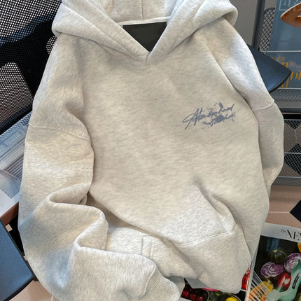 Rose Flower Men Women Hoodie Pullover Outdoor Street Casual Loose Sports Comfort Sporty Versatile Daily Winter Autumn Sweatshirt