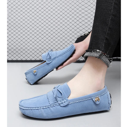 Scarpe di lusso da uomo Coppia mocassini in pelle scamosciata fatti a mano da donna Scarpe basse da guida Scarpe slip-on Mocassini comodi Scarpe casual da uomo