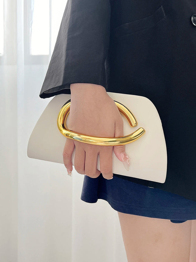Gold Magnetic Closure Women Evening Bags Luxury Designer Handbag And Purse Party Banquet Chain Crossbody Bag Fashion ShoulderBag PlatiNum