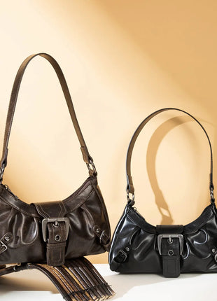 Nuova Borsa Sottospalla in Pelle da Donna, Borsa a Tracolla Trendy per Signore