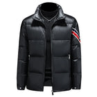 New Men's Short Down Jacket Korean Style Trendy stand collar Winter Coat Fashionable Stylish Warm Puffer Jacket