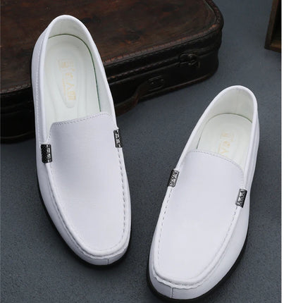 2025 Estate Scava Fuori Penny Mocassini Da Uomo Scarpe Da Barca Traspirante Uomo Mocassini In Pelle Slip On Appartamenti Mens Casual Scarpe Da Guida