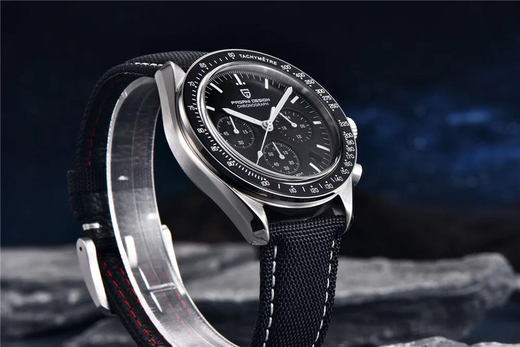 PAGANI DESIGN Nuovo Orologio da Uomo di Lusso al Quarzo con Vetro Zaffiro AR, Cronografo Sportivo Impermeabile 500 ATM, Movimento Giapponese, Luminoso, in Acciaio 316L