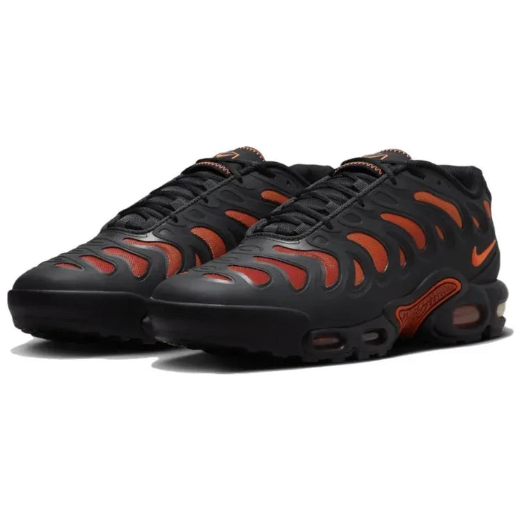 Nike Air Max Plus TN Drift Black Dragon Red Men Air Cushion Shock-Absorbant Running Shoes Streetwear FD4290-010